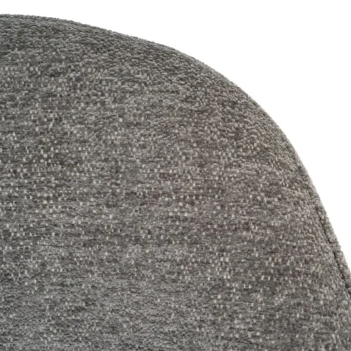 Lot 2 Chaises pivotantes tissu gris Ixia 60 cm — vue 3