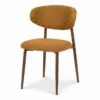 lot de 2 chaises tissu pietement fusele dossier ovale ethan chloe 4