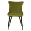 lot de 2 chaises velours capitonnees clous dores aspen ethan chloe 49 cm 1