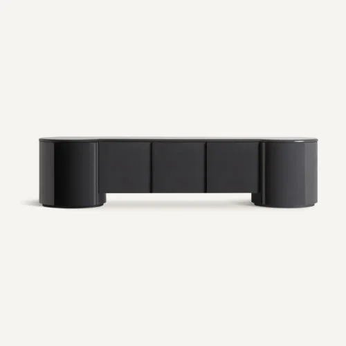 Meuble TV Capitello gris laqué Vical Home