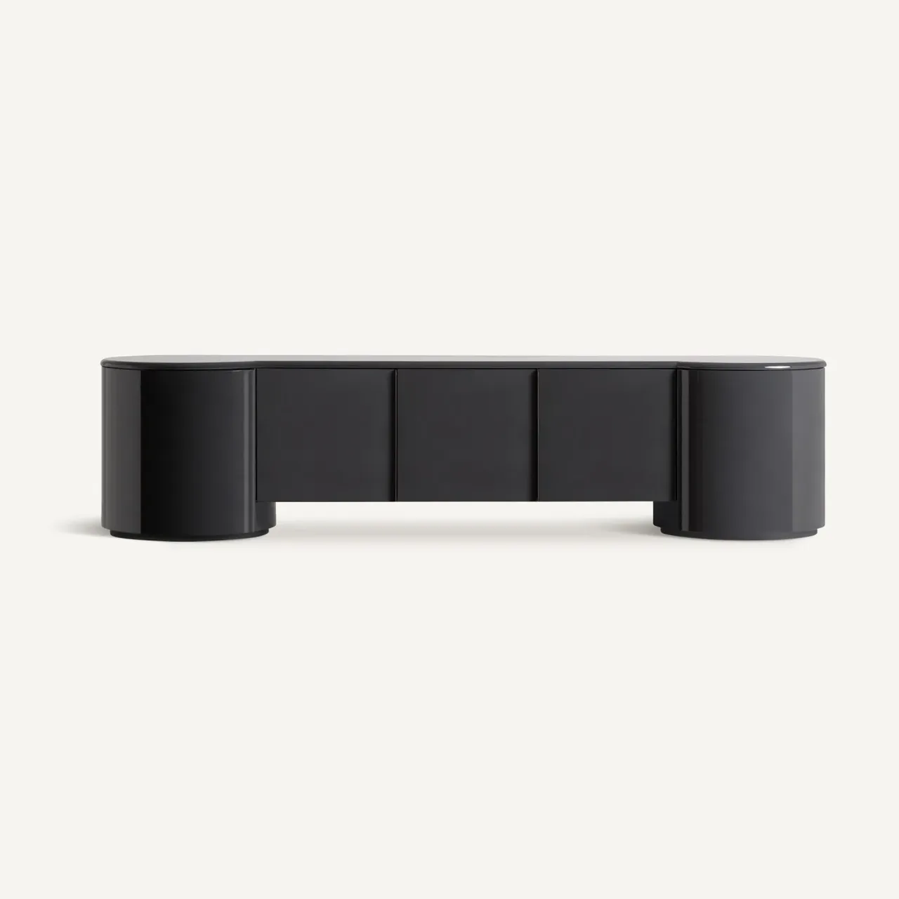 Meuble TV Capitello gris laqué Vical Home