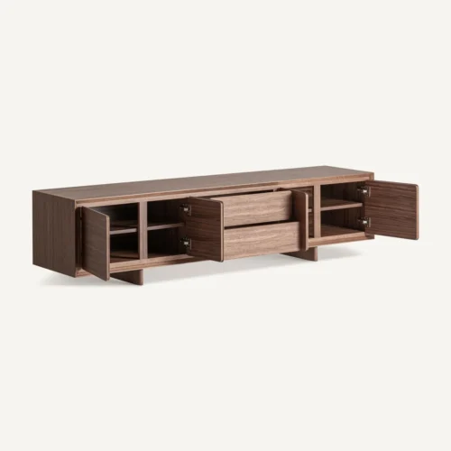 Meuble TV Sinaia orme marron 216 cm Vical Home — vue 3