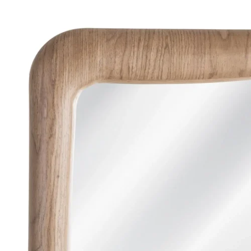 Miroir aux contours ondulés cadre effet bois Ixia 160 cm — vue 5