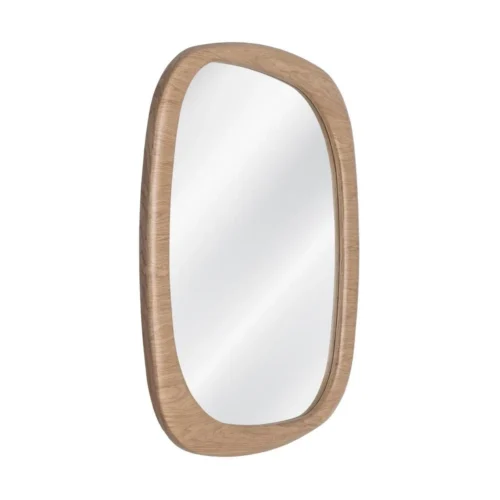 Miroir organique cadre effet bois Ixia 120 cm — vue 2