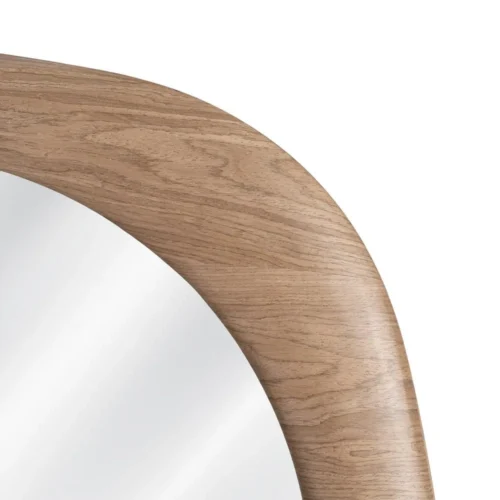 Miroir organique cadre effet bois Ixia 120 cm — vue 3