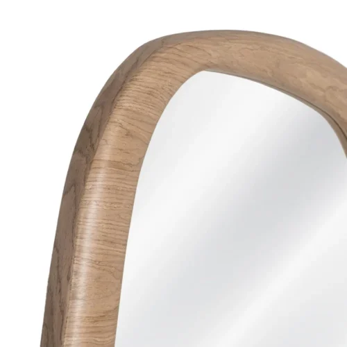 Miroir organique cadre effet bois Ixia 120 cm — vue 4