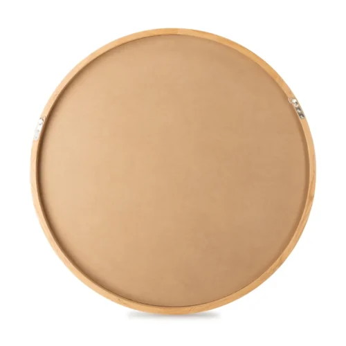 Miroir Rond Ofod Bordure Chêne Clair Athezza — vue 4