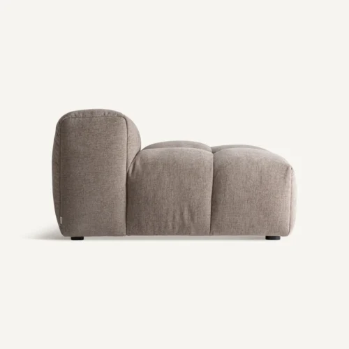 Module de canapé central brun clair 120 cm Vical Home — vue 3