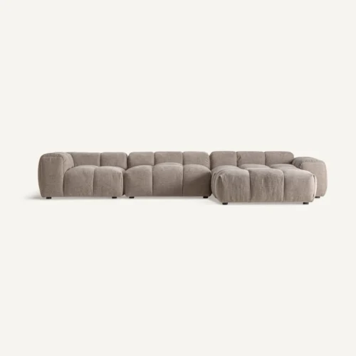 Module de canapé central brun clair 120 cm Vical Home — vue 5