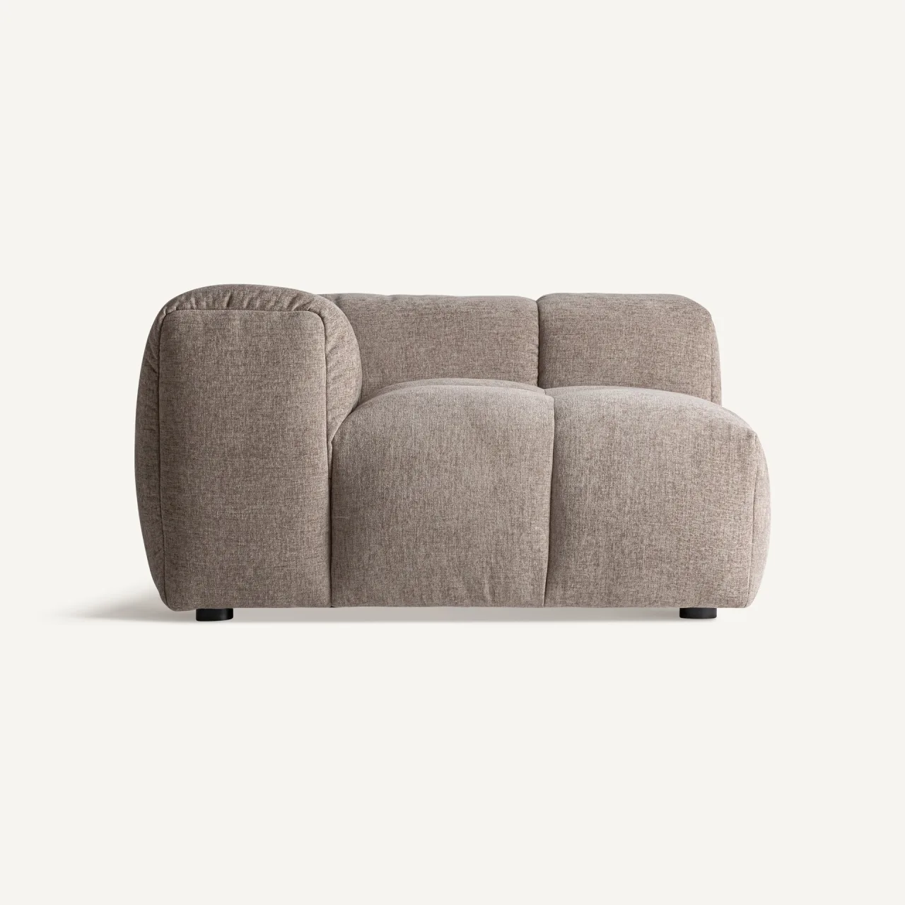Module de canapé d'angle brun clair 115 cm Vical Home