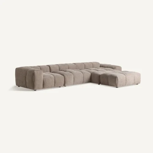 Module de canapé d'angle brun clair 115 cm Vical Home — vue 9