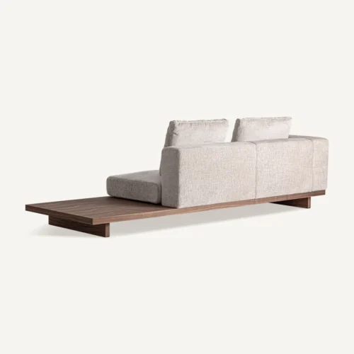 Module de canapé d'angle Metti taupe Vical Home — vue 4