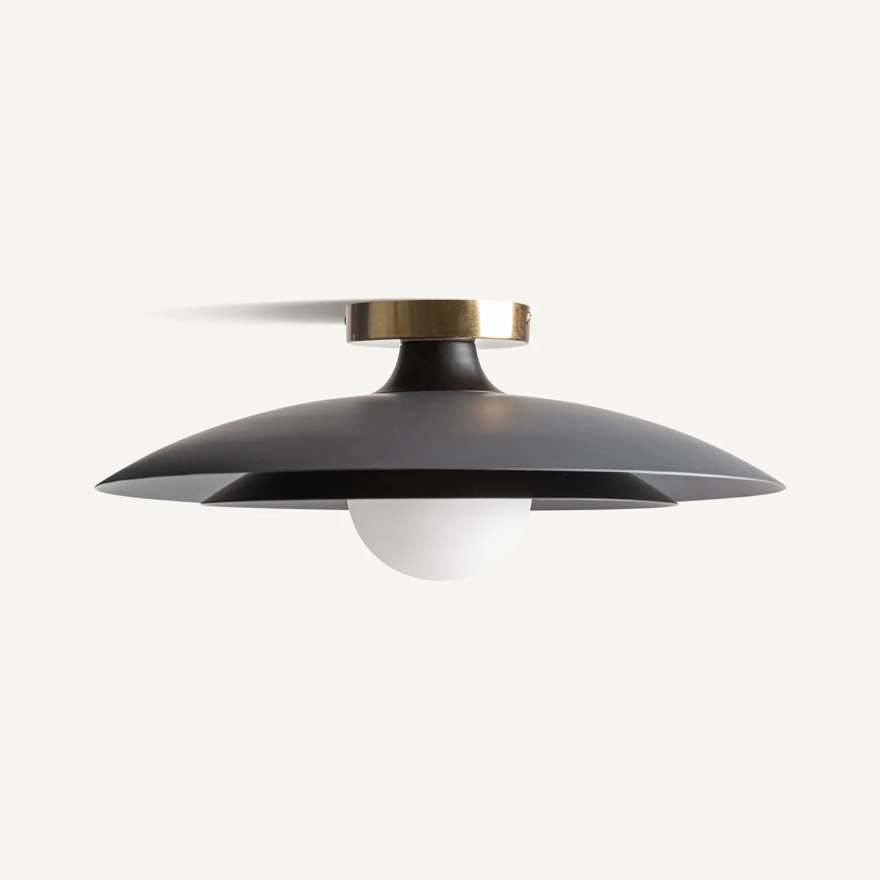 Plafonnier acier gris et bronze 45 cm Vical Home