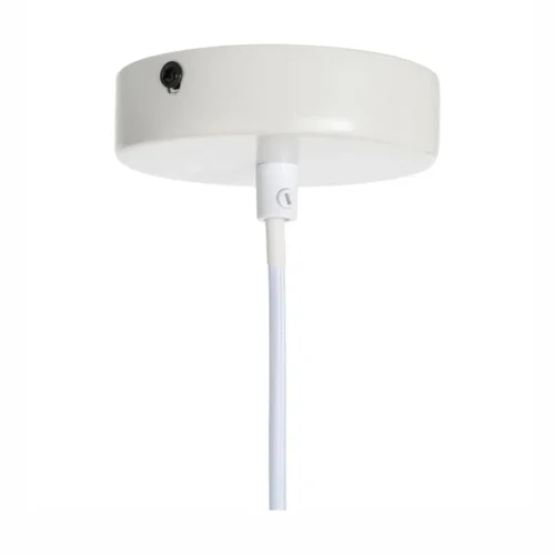 Plafonnier corde de papier blanc et naturel forme lanterne Ixia 60 cm — vue 6