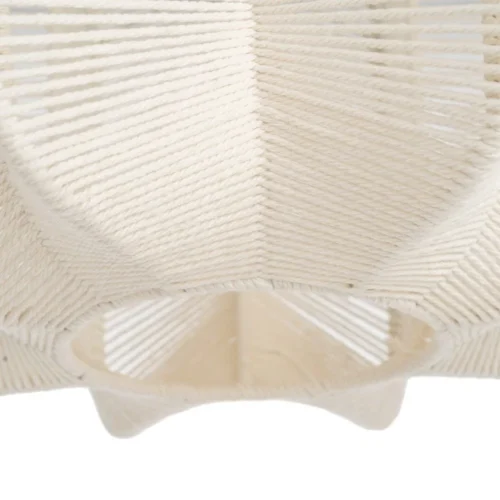 Plafonnier corde de papier blanc et naturel Ixia 45 cm — vue 4