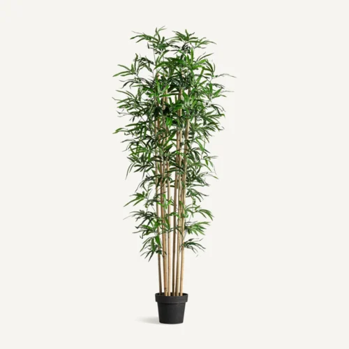 Objet déco Plante artificielle Bambou verte 180 cm Vical Home
