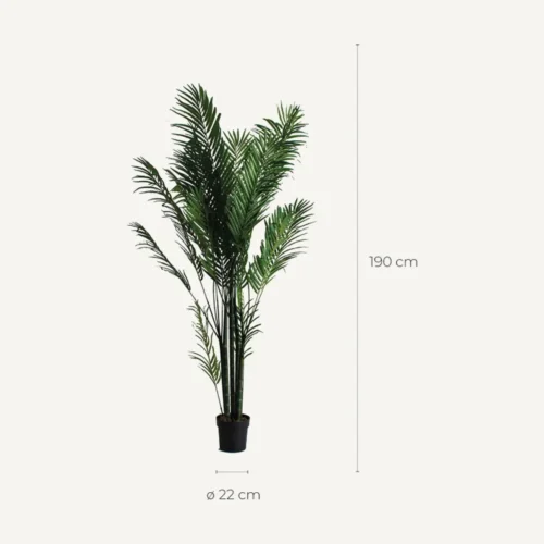Plante artificielle Palmier verte 210 cm Vical Home — vue 4