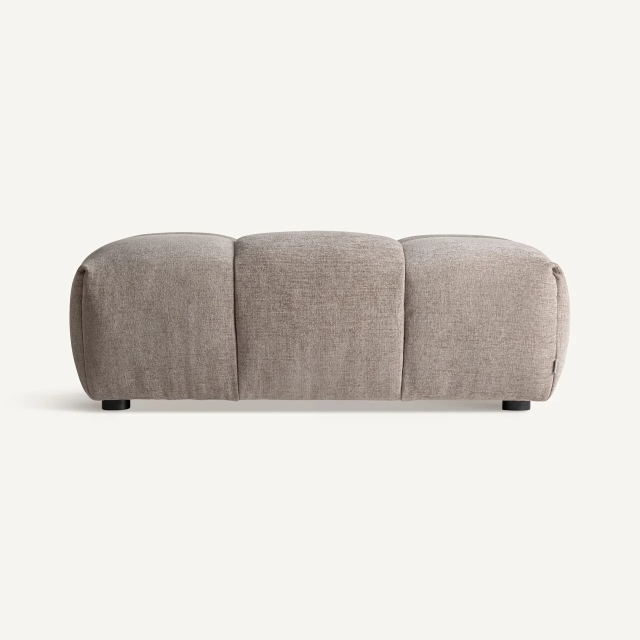 Repose-pieds de canapé modulable brun clair 115 cm Vical Home