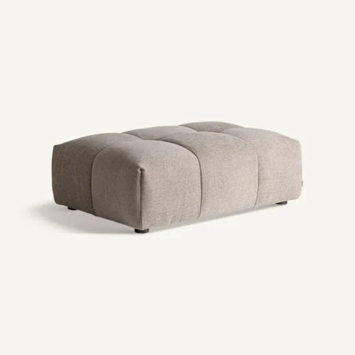 Repose-pieds de canapé modulable brun clair 115 cm Vical Home — vue 2