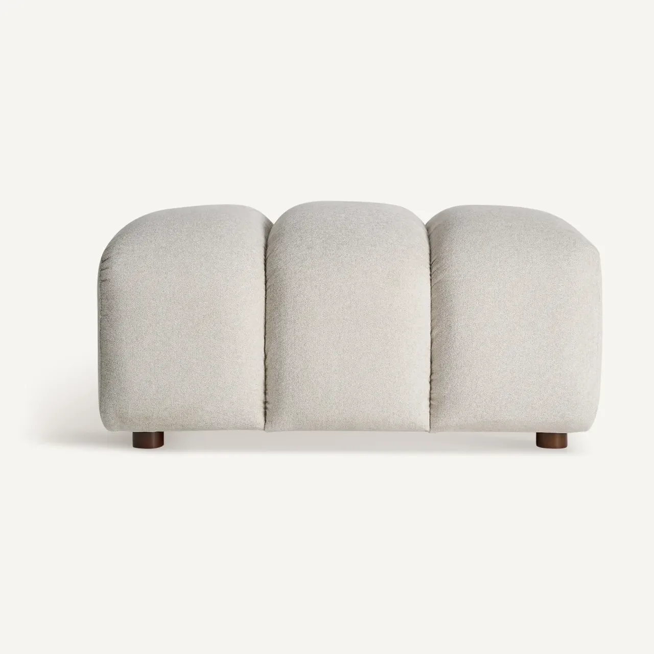 Repose-pieds Dortan gris Vical Home