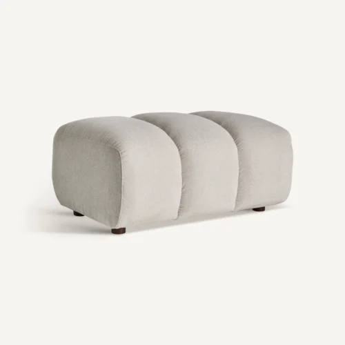 Repose-pieds Dortan gris Vical Home — vue 2
