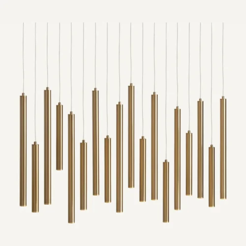 Luminaires Suspension acier bronze 105 cm Vical Home