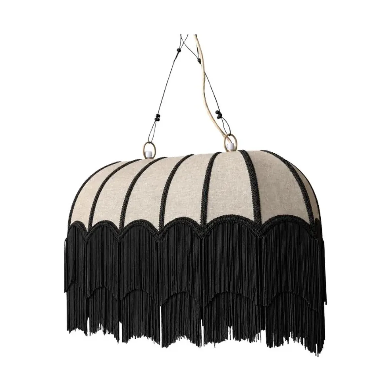 Suspension Daisy Noir Athezza