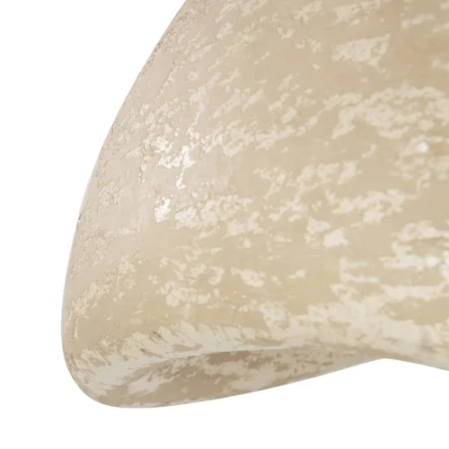 Suspension en papier mâché beige forme organique Ethan Chloé 60 cm — vue 2