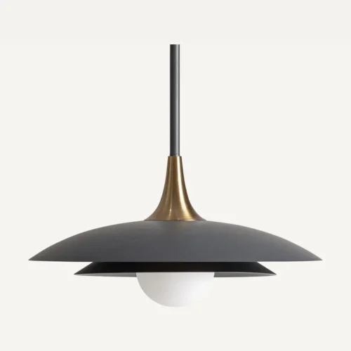 Luminaires Vical Home Suspension Kinjie acier gris et bronze Vical Home