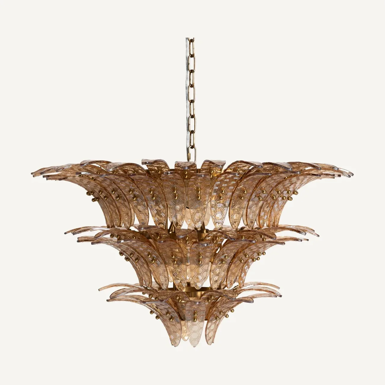 Suspension Olgiasca verre marron Vical Home