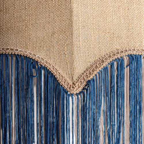 Suspension Sakhsa jute beige et bleu Vical Home — vue 4