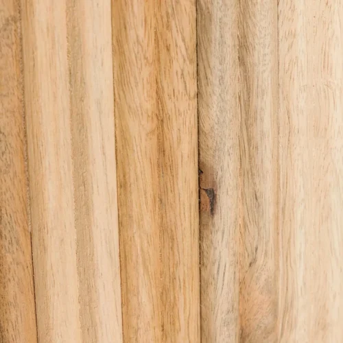 Table à manger ovale bois de manguier Myra 240 cm piétements cannelés Ethan Chloé — vue 12