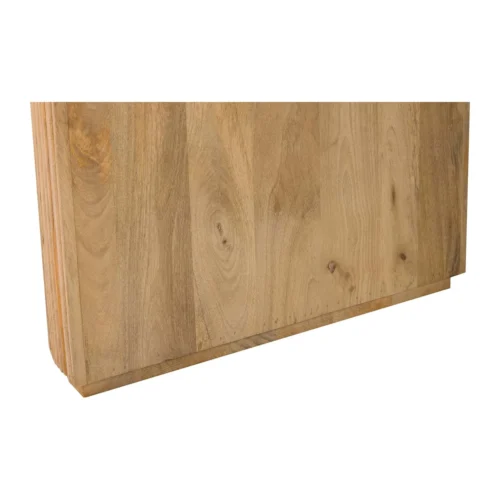 Table à manger ovale bois de manguier Myra 240 cm piétements cannelés Ethan Chloé — vue 16