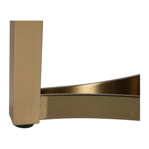 Table à manger pierre grise Celaya piétement doré Ethan Chloé 240 cm — vue 8