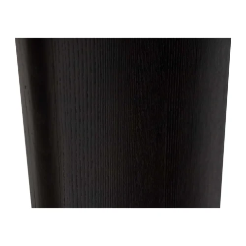 Table à manger pierre noire veinée Burnaby piétement chêne Ethan Chloé 180 cm — vue 11