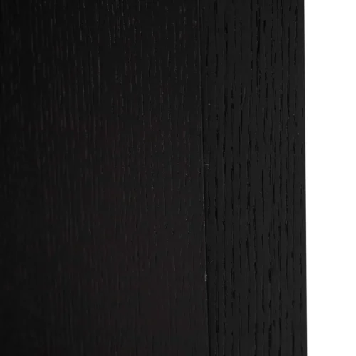 Table à manger plateau noir mat Calcis piétement doré Ethan Chloé 180 cm — vue 14