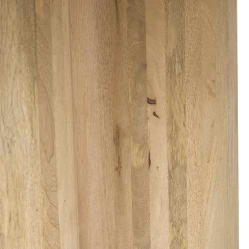 Table à manger ronde bois de manguier Felo colonnes cannelées Ethan Chloé 140 cm — vue 11