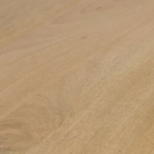Table à manger ronde bois de manguier Felo colonnes cannelées Ethan Chloé 140 cm — vue 9