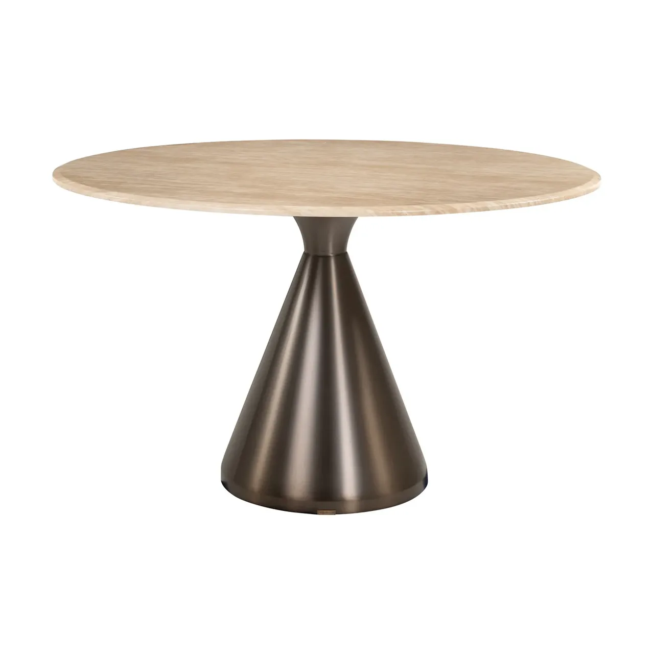 Table à manger ronde Montgommery beige 130 cm Richmond Interiors