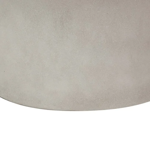 Table basse aspect pierre grise plateau épais base cylindrique Ethan Chloé 85 cm — vue 6