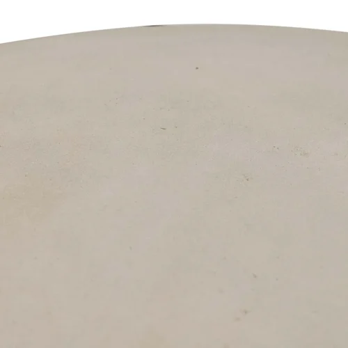 Table basse aspect pierre grise plateau épais base cylindrique Ethan Chloé 85 cm — vue 7