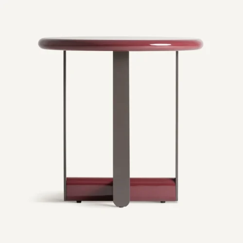 Table basse Bertea rouge bordeaux Vical Home