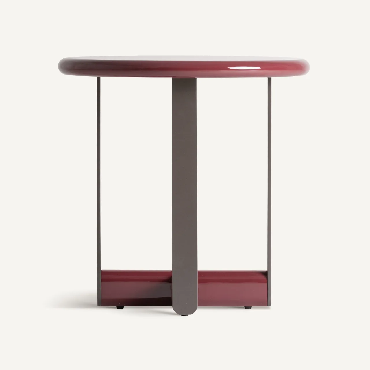 Table basse Bertea rouge bordeaux Vical Home