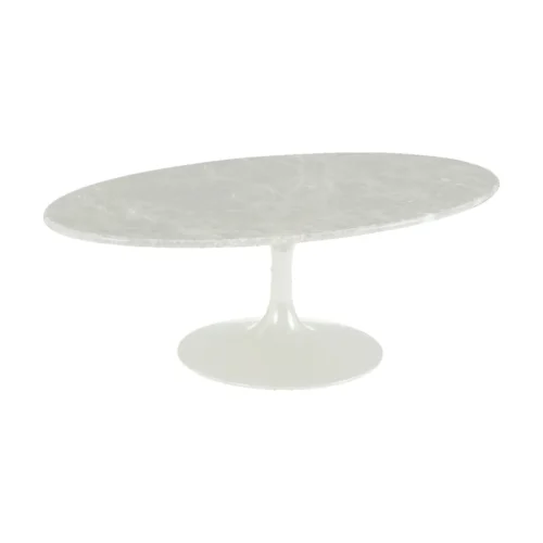 Table Basse Marbella Ovale Blanche Athezza