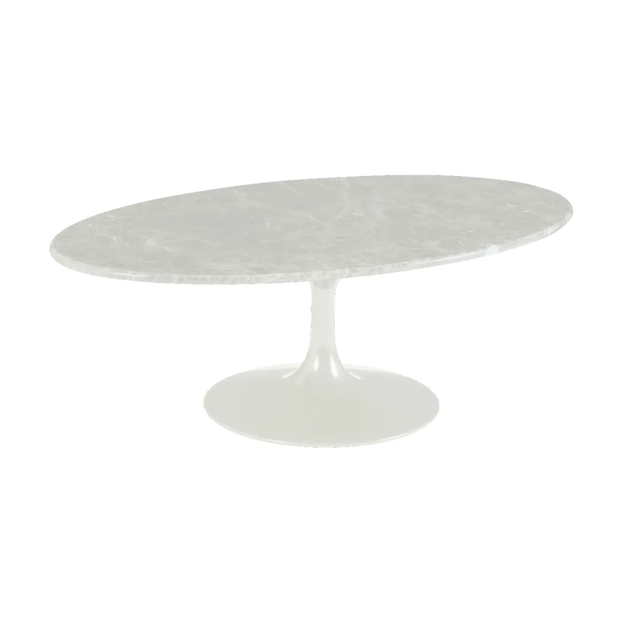 Table Basse Marbella Ovale Blanche Athezza