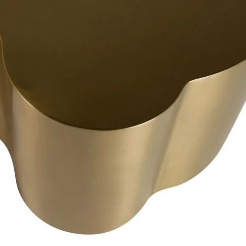 Table basse métal doré Kelowna découpée en nuage Ethan Chloé 130 cm — vue 6