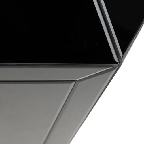 Table basse miroir noir Dayton facettes taillées Ethan Chloé 99 cm — vue 7
