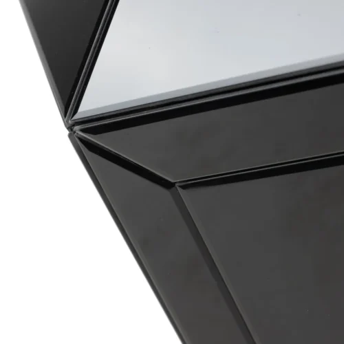 Table basse miroir noir Dayton facettes taillées Ethan Chloé 99 cm — vue 8