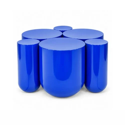 Table Basse Nérée Bleue Athezza — vue 3