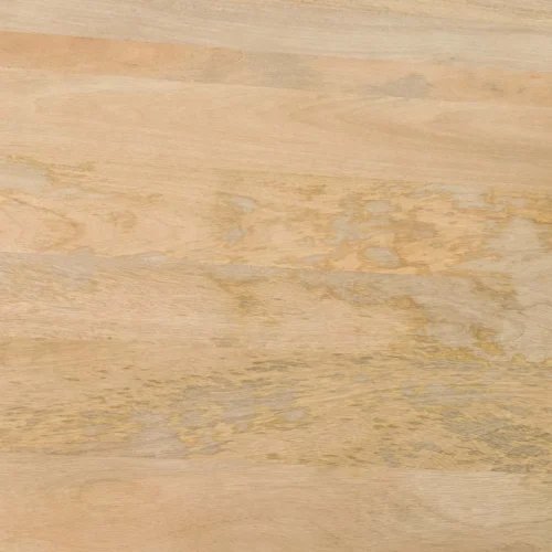Table basse ovale bois de manguier Myra joues cannelées Ethan Chloé 140 cm — vue 10
